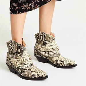 Zimmerman cowboy boots - python leather
